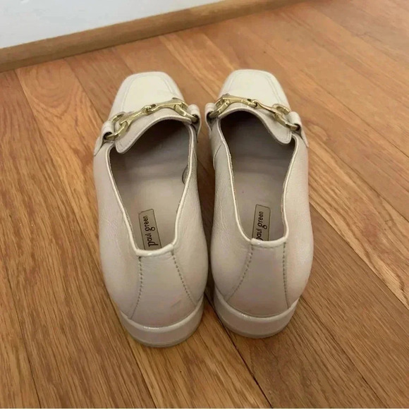 Paul Green Lil Lux Women's Shoes Cream Soft Nappa Leather Loafer Size 8 - Picture 6 of 8